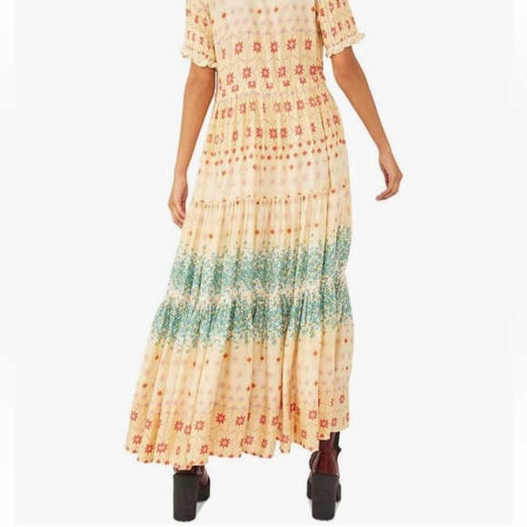 NWOT Free People Rare Feeling Maxi Dress - Picture 3 of 7